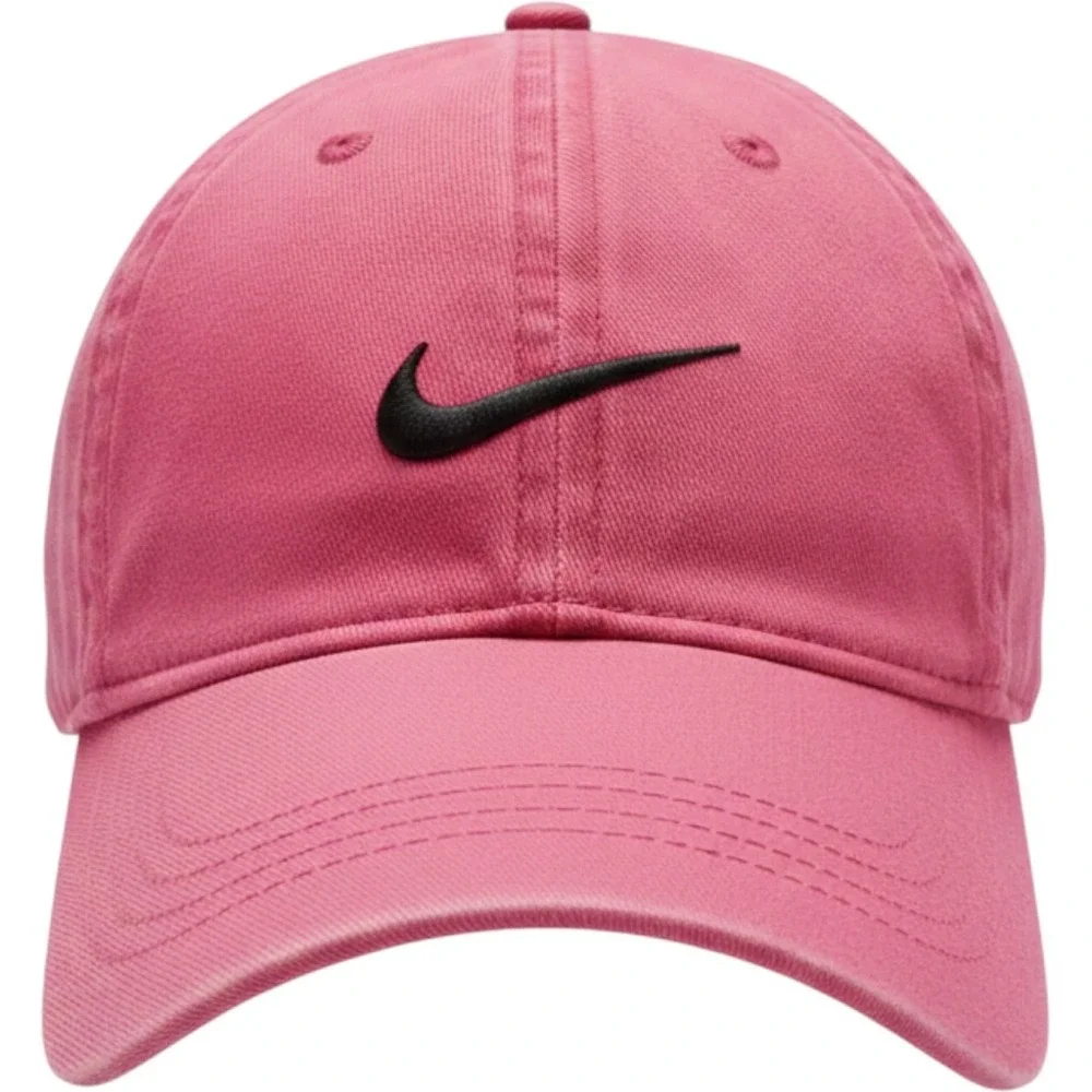 Nike Toddler Heritage86 Adjustable Hat Pink Cotton Twill Baseball Cap Swoosh